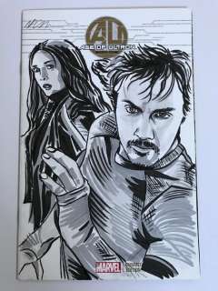 Age Of Ultron #1 - Blank Sketch Variant with Original Artwork by Nick Gribbon - (2013) | Catawiki