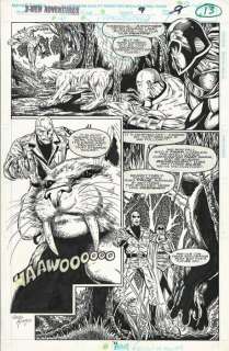 Original Art Page by John Herbert and Greg Adams - Marvel - X-Men Adventures no. 9, page 9 | Catawiki