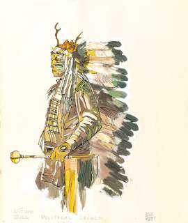 Pratt Hugo - "Sitting Bull", 1969 | Urania Casa d’Aste