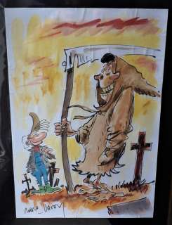 Hardy, Marc - Dessin original aquarelle - Pierre Tombal | Catawiki