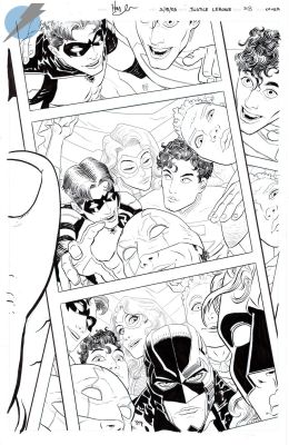 Hayden Sherman | Justice League Unlimited Issue 8 Page Cover | Felix Comic Art