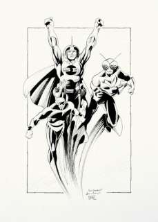 Tota, Ciro (1954) - Lot 249 - Photonik, Mikros et Super Boy. 2000. Illustration des...