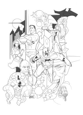 David Lafuente | Batman Superman World’s Finest #29 Variant Cover C | The Green Room