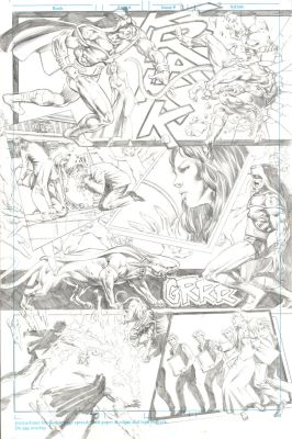 Mike Deodato | Miracleman Triumpant P 18 (Ig Ben And Steppenwolf "Miracledog" Battling While a Reanimated Dr. Gargunza Runs Amok!) | Romitaman