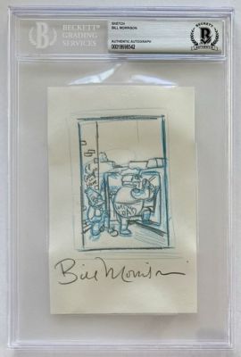 BILL MORRISON SIGNED & SKETCH "EL GUAPO WAS HERE" BECKETT ART AND AUTO SIMPSONS | eBay US (Buy It Now)