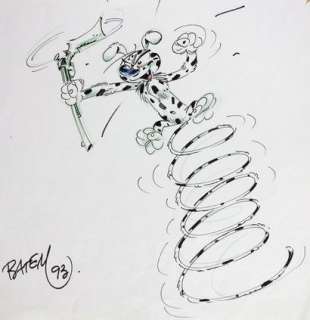 Batem Le Marsupilami... | BATEM Le marsupilami Illustration représentant l’animal... | Vermot et Associés