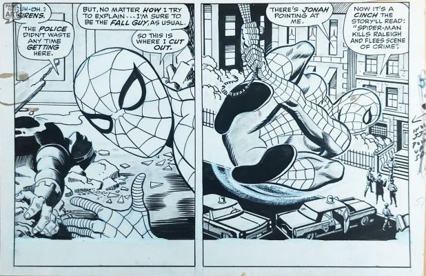 John Romita Sr | Spectacular Spider-Man Magazine - Half Page | Panel Page Art