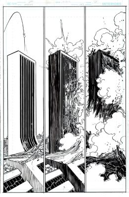 John Romita Jr., Klaus Janson | Action Comics #1027 P 18 (Superman Destroys the Star Labs Building!) 2020 | Romitaman