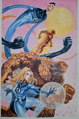 Aniekan Udofia | Fantastic Four Pinup Marvel | TDArt
