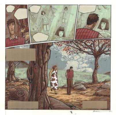 Pontarolo Frédéric | Planche Originale 40 de Sapiens par Frédéric Pontarolo | Galerie Napoléon