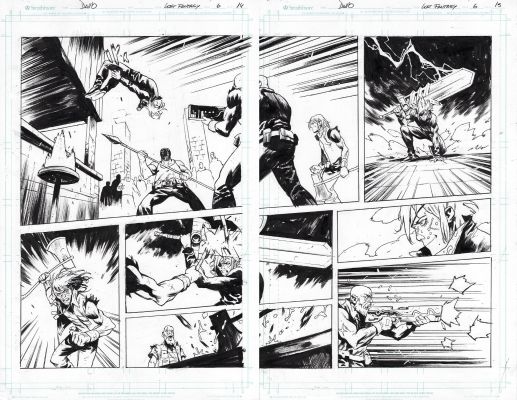 Maxi Dallo | Lost Fantasy Issue 06 Page 14 & 15 | Splash Page