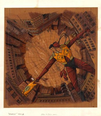 Pontarolo Frédéric | Couverture originale d’Akarus Tome 1 par FrÃ©dÃ©ric Pontarolo | Galerie Napoléon