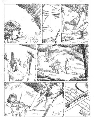 Pontarolo Frédéric | Planche Originale 7 de Compadres par Frédéric Pontarolo | Galerie Napoléon