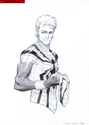 Jerome Opena | Sketches Issue Spider-Man B | Kwan Chang