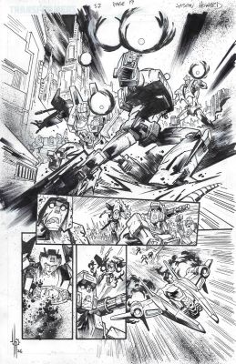 Jason Howard | Transformers (2023 Image) Issue 32 Page 19 | Splash Page