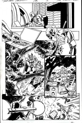 Scott Koblish | Despicable Deadpool #288 P 3 (Thor! Deadpool Blows Up Time Variance Officer Salcido) 2017 | Romitaman