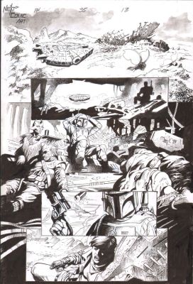 Lan Medina | Star Wars: Bounty Hunters #35 Issue 35 Page 13 | Next Comic Art