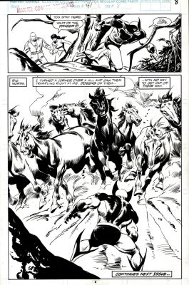 John Buscema | Marvel Comics Presents #41 P 8 Splash (John Buscema Pencils & Inks! Best Page in Story!) 1989 | Romitaman
