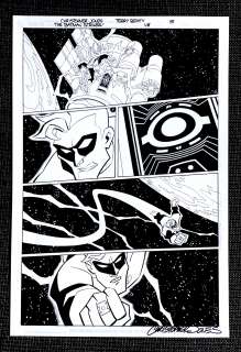 Christopher Jones, Terry Beatty | Batman Strikes (Animated) #48 with Green Lantern By Christopher Jones (Batman Joker Fame) Terry Beatty Inker | ComicArtFans Classifieds