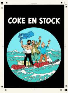 Herge (Studios) | Tintin, Coke en stock, bleu de coloriage et son… | Septimus