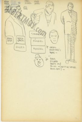 Alex Toth | Sketches Page 303 | Albert Moy