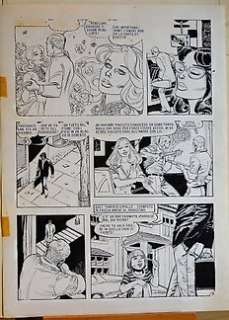 Fernandez, Enrique - original plate for LancioStory no. 1 "Larry Mannino Distretto 56" (1978) 