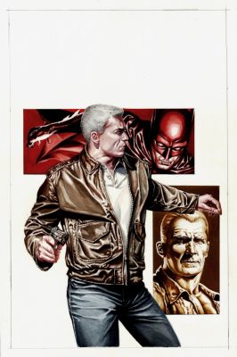 J.G. Jones | First Wave Special #1 Cover Painting (Batman, the Avenger, & Doc Savage!) 2011 | Romitaman