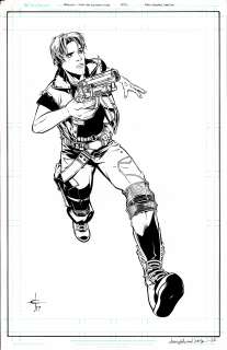 Drew Johnson | Ready Player One Parzival Final Battle Action Merchandising Art | Abel Original Art