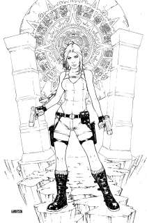Jordan Gunderson | Jordan Gunderson - Lara Croft Tomb Raider Pinup | ComicArtFans Classifieds