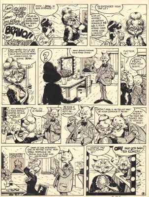 Sokal Benoît | Planche originale 8 du Tome 2 de Canardo - Le Marque de Raspoutine - | Galerie Napoléon