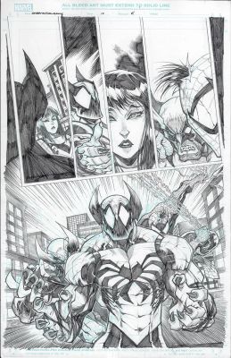 Spider-Man and Wolverine Issue 10 Page 15 vs Arachnix Gerardo Sandoval | Comix Art Studio