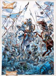 Tiburce | La Forêt, planche n°39 Ã  l’encre de Chine et Ã … | Banque Dessinée