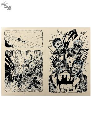 Manix Abrera | Dingoliath #1 Pgs 13 & 14 Issue 1 Page 13 And 14 | Next Comic Art