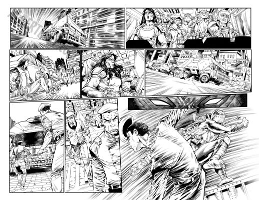 Esau And Isaac Escorza | Tmnt: the Last Ronin II Re-Evolution Issue 2 Page 36 And 37 | Albert Moy