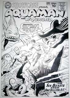 Ramona Fradon Cover Recreation Showcase #31 Aquaman & Aqualad