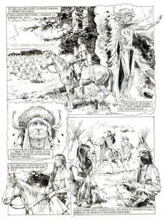 Serpieri | L’homme Médecine, planche originale Ã  l’encre de… | Septimus