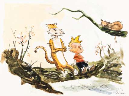 Lot 701 - Rincione Giulio - "Calvin and Hobbes", anni 2020