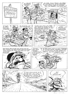Tabary | IZNOGOUD, planche originale 7 La machine géniale | Galerie Napoléon