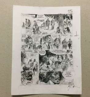 Follet, René - Page preparatoire pour la planche 15 de Stevenson, le pirate intérieur - (2013) | Catawiki