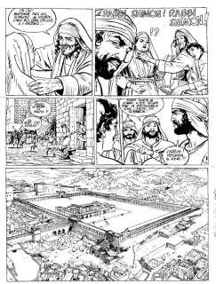 Planche originale 4, de SHIMON DE SAMARIE Tome 1. Tu ne tueras point, par Michel ROUGE