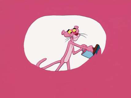 LA MALEDICTION DE LA PANTHERE ROSE Studio DePathie/Freleng 1978. Cellulo | Rossini