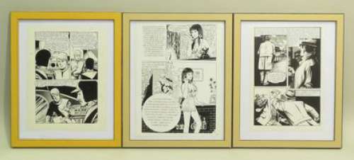 Lot de trois planches originales (encre de Chine) de bandes… | misc / divers