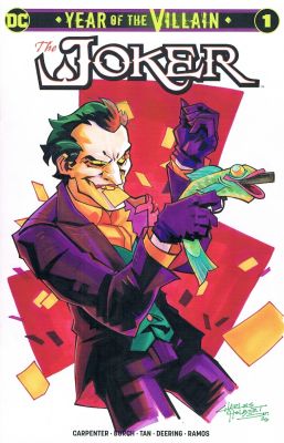 Charles Holbert, Jr | The Joker Sketch Cover Dc Batman | TDArt