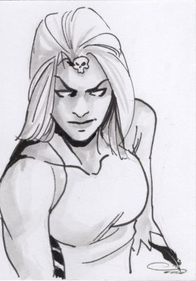 Lori Hanson | Tdart 2026 X-Men Sketch Card Drop #29 - Mystique | TDArt