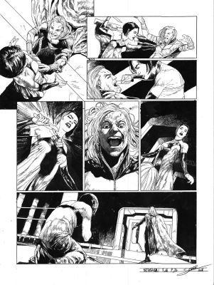 Secher Valentin | Planche originale 26 signée de Méta-Baron T.06 | Galerie Napoléon