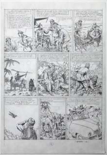 Berserik Teun Blake... | BERSERIK Teun Blake et Mortimer Planche préparatoire... | Vermot et Associés