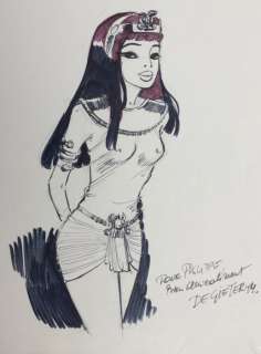 De Gieter, Lucien - Dessin original - La Princesse Théti-Chéri (1984) | Catawiki