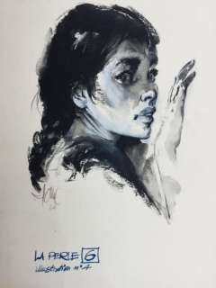 Follet, René - Dessin original - Femme - (1964) | Catawiki