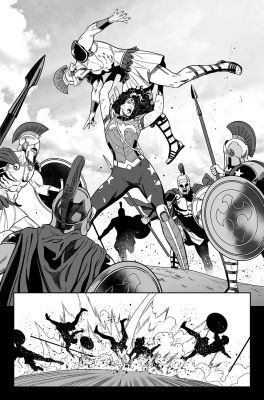 Daniel Sampere | Wonder Woman #32 Page 16 | Black Diamond