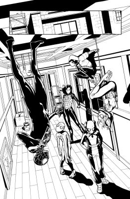 Pere Pérez | The Amazing Spider-man: Spider-versity #01 Page 01 | Black Diamond